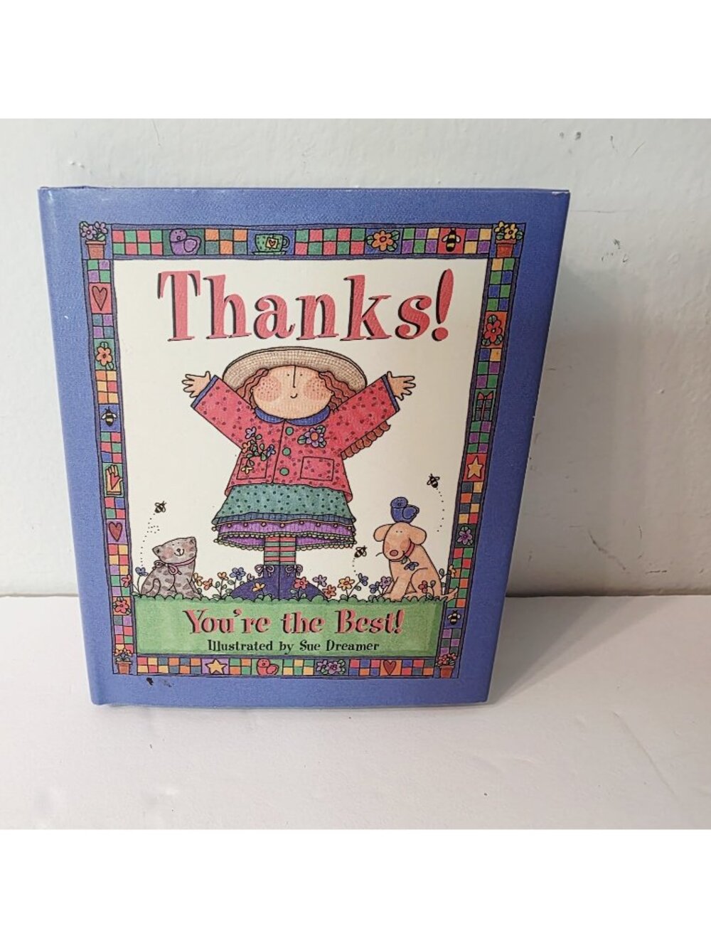 Vtg Mini Thanks! You're the Best! Sue Dreamer Illustrated Hardcover Book